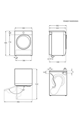GENERIC Electrolux Group condenser tumble dryer EW8H5122RE