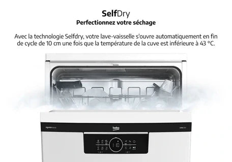 Beko BDFN26440WP Freistehender Geschirrspüler