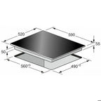Kaiser Hob - - KCT 6715 FW - White ceramic - 4 QuickHeat zones - 60 cm