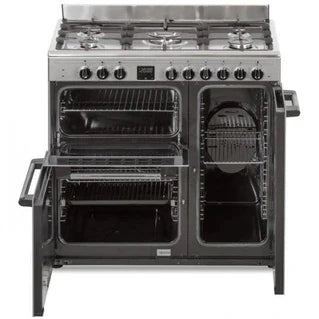 Continental Edison gas range cooker with 3 electric ovens CECP903FIX 5