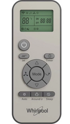 Climatiseur Mobile Réversible Whirlpool PACF212HPW – 3300 W, Classe A/A+, R290, 6ème Sens