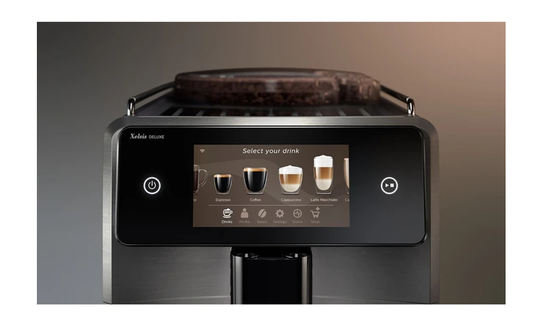 Bean-to-cup coffee machine Saeco SM8780/00 Xelsis Deluxe BLACK