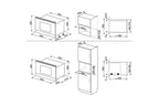 Smeg Combination microwave MP722PO