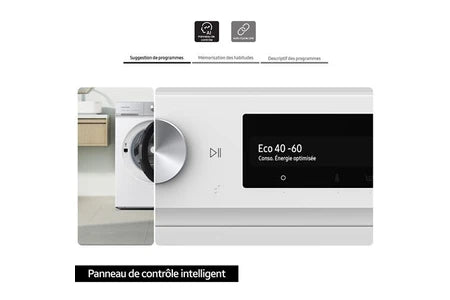 Lavadora de carga frontal Samsung WW11DG6B85LK BESPOKE AI
