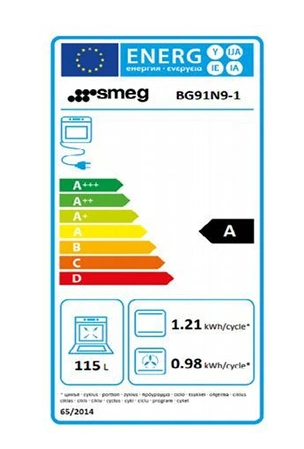 Smeg BG91N2 range cooker