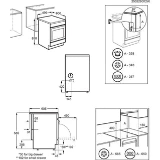 Cocina de vitrocerámica Electrolux LKR562066W