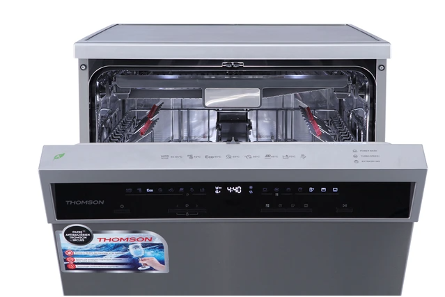 Whirlpool W7FHS51 freistehender Geschirrspüler MAXISPACE XXL-TÜRKORPUS