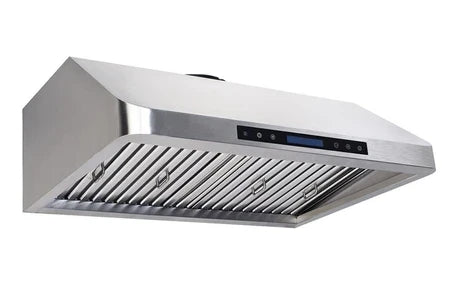 CombiSteel professional stainless steel canopy extractor hood with motor, 900 mm