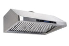CombiSteel professional stainless steel canopy extractor hood with motor, 900 mm