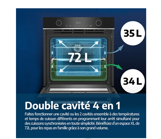 Beko BBVM13400XPSE Einbaubackofen