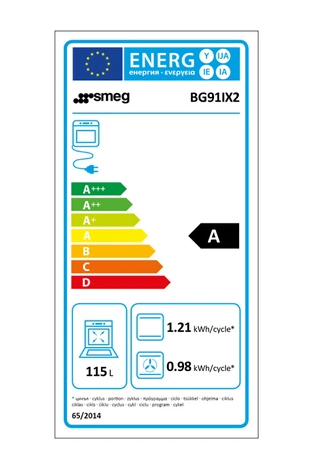 Smeg BG91IX2 Standherd