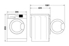 Frontlader-Waschmaschine Whirlpool FFBD11489BVFR Weiß