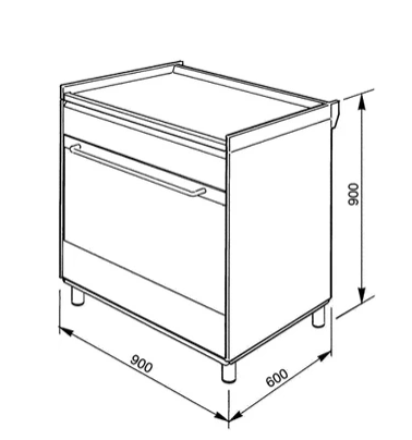 Smeg Standherd 90 cm Induktion Edelstahl - SCD90IMX9-1