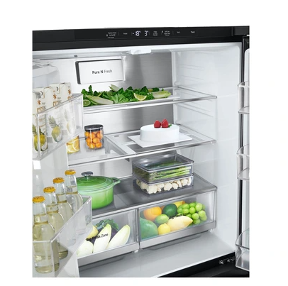 Frigorífico multidoor Lg InstaView GMG860EPBE Negro Grafito