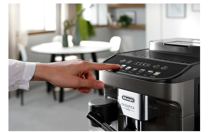 DeLonghi Kaffeemaschine mit Mahlwerk FEB2981.TB MAGNIFICA EVO LATTECREMA
