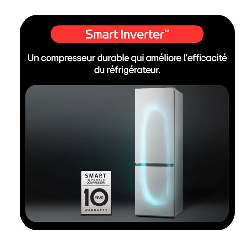 LG GBV22NCDPY bottom-freezer refrigerator