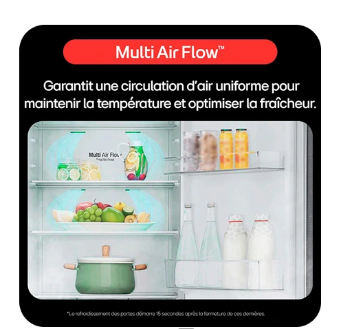 Frigorífico combi LG GBBSJ11DEP Negro