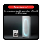 Frigorífico combi LG GBBSJ11DEP Negro