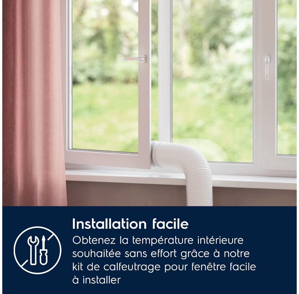 Climatiseur Mobile Electrolux EXP26U339CW Comfort 600 – 2600 W, Classe A, R290, 64 dB