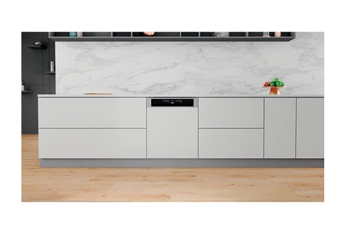 Whirlpool W0BD851AX Vollintegrierbarer Geschirrspüler Silber