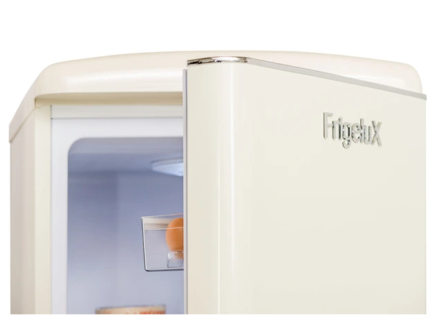 Frigelux CB255RC bottom-freezer refrigerator, vintage retro 1950s style