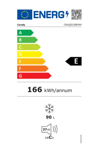 Congelador superior Candy CNUQ2L58EWH