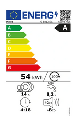 Miele Stand-Geschirrspüler G 5812 SC Weiß