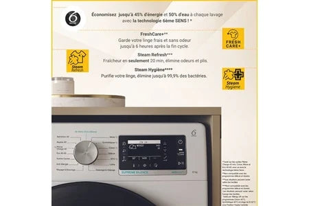 Frontlader-Waschmaschine Whirlpool W7X89R SILENCE FR
