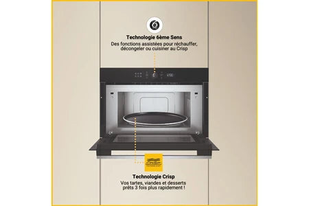 Mikrowelle + Grill Whirlpool WMD54MXF Absolute Inox