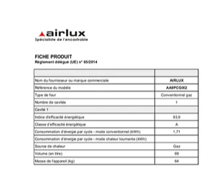 Airlux AA9PCGIX2 Butamax Range Cooker - Butanette 90cm Gas Black Stainless Steel