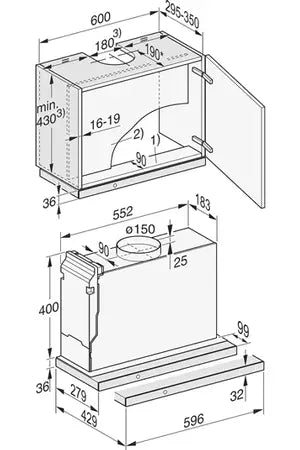 Campana extractora Miele DAS 4630