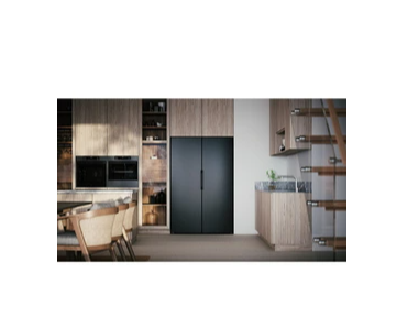 Asko R23841B Einzeltürkühlschrank Edelstahl Black Steel 185 cm