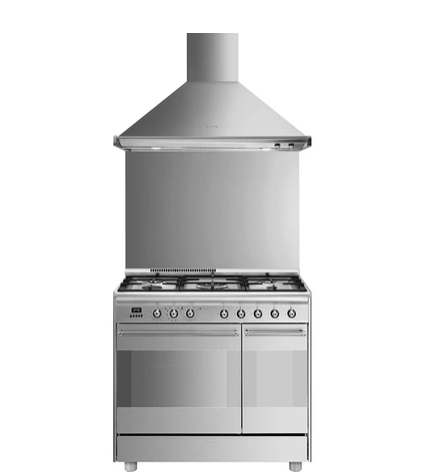 Cocina Smeg ESTHETIQUE CLASSICA 90cm MIXTA INOX - SCB92PX8