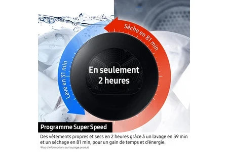 Wärmepumpentrockner Samsung DV90F09F4S BESPOKE AI