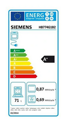 Siemens Einbaubackofen HB774G1B2 IQ700