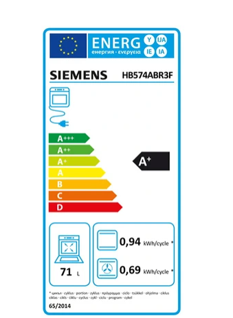 Siemens HB574ABR3F iQ300 stainless steel built-in oven