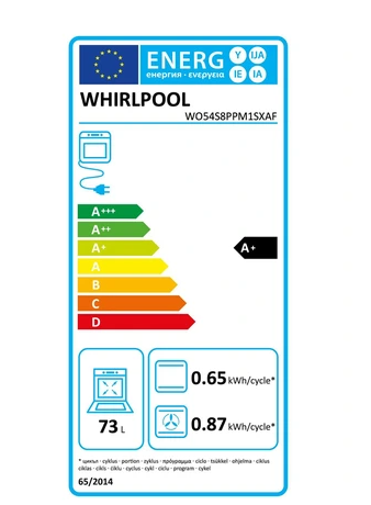 Whirlpool Einbaubackofen WO54S8PPM1SXAF