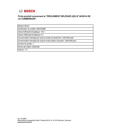 Bosch Einbau-Backofen HBA572BB4