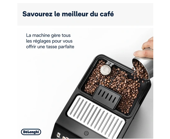 De'Longhi ELETTA EXPLORE ECAM450.65.S SILVER Kaffeemaschine mit Mahlwerk