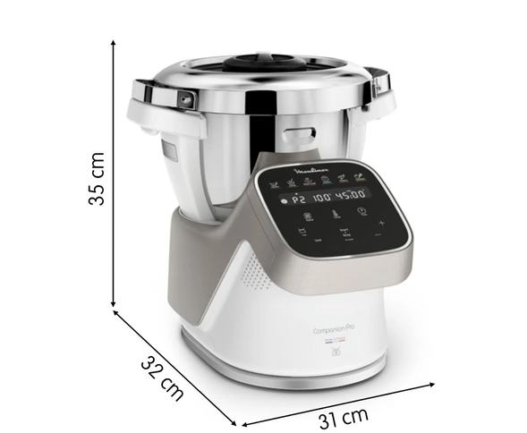 Moulinex Companion Pro YY5286FG food processor with built-in scale + steamer