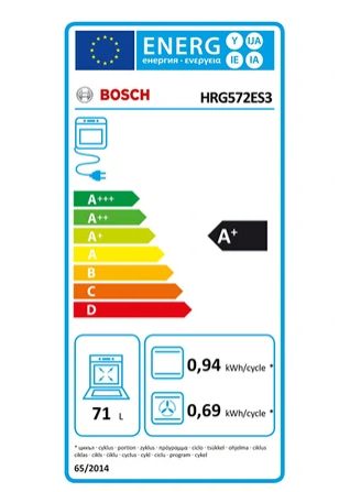Bosch Einbauherd HRG572ES3