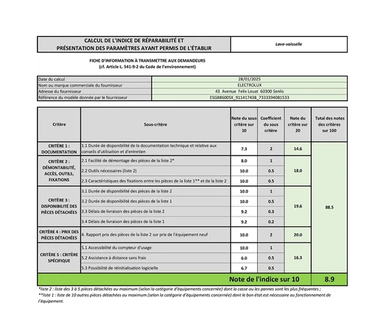 Freistehender Geschirrspüler Electrolux ESG88600SX