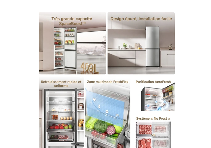 Frigorífico combi Dreame Mega Pro 409 L