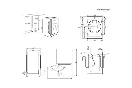 Electrolux EW8F3814BI - BUILT-IN 60CM front-loading washing machine