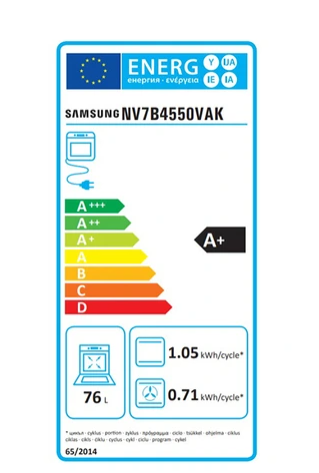 Samsung NV7B4450VAS Einbauofen