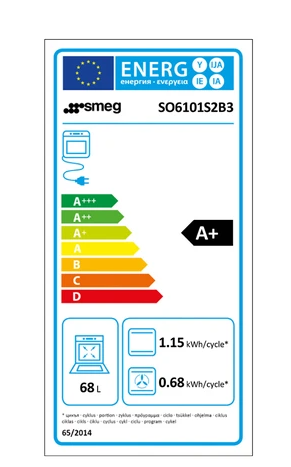 Horno empotrable Smeg SO6101S2B3